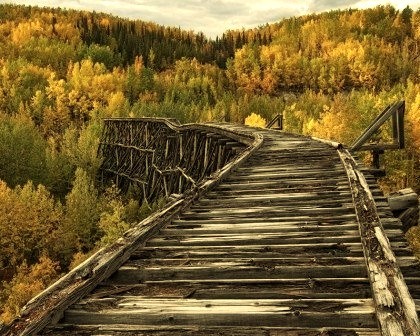 Abandoned Bridge, Alaska