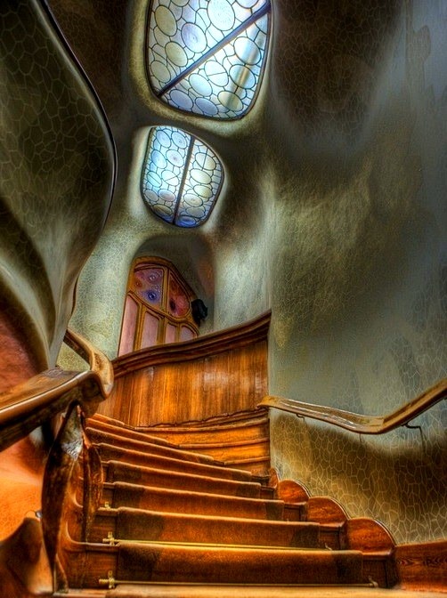 Staircase and Skylights, Casa Batlló, Barcelona
