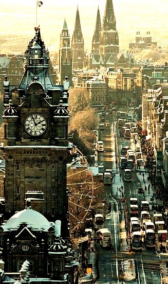 Winter's Day, Edinburgh, Scotland
