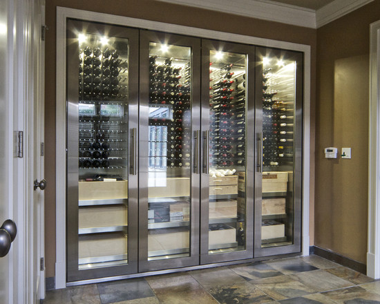 Modern Stainless Wine Cellar Cabinet (Vancouver)